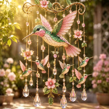 🔥🔥 Last Day 50% OFF 🐦 Hummingbird Wind Chime 🎐 Beauty & Melody in Every Breeze