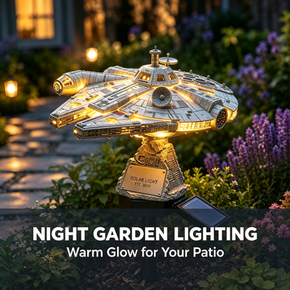 🌟60th Anniversary Enterprise NCC-1701 Solar Garden Light