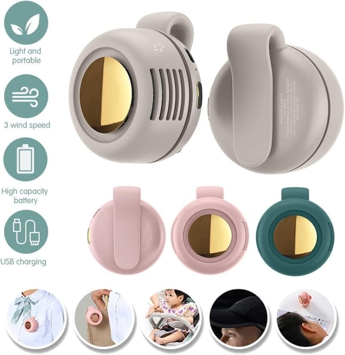 💥50K+ SOLD!🔥Portable Silent Mini Bladeless Electric Fan