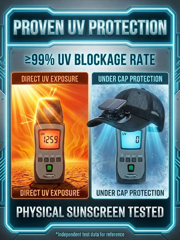 🚀 Solar Fan Hat: Sun to Breeze Instantly, No More Heatstrokes!