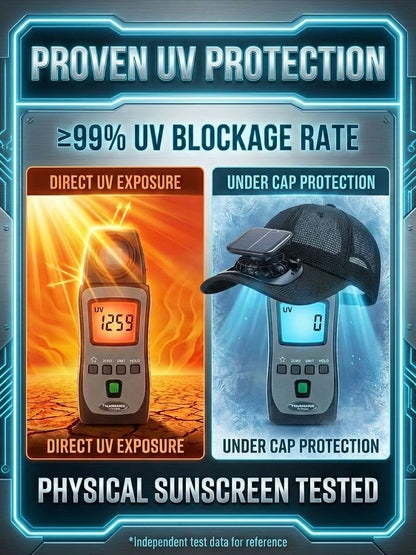 🚀 Solar Fan Hat: Sun to Breeze Instantly, No More Heatstrokes!