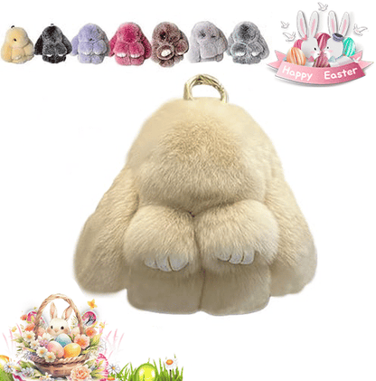 🐰Easter Cute Bunny Plush Keychain - Iron Box Gift🎁Easter Sweet Surprise