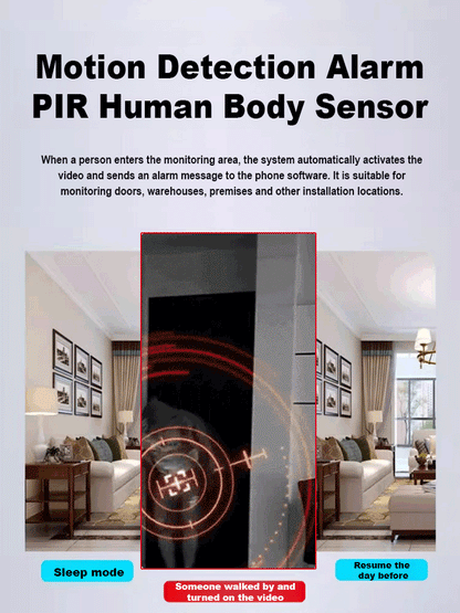 【Hidden camera HD night vision】No WIFI or electricity required💯Tiny and installs in 1 second ⚠️Remote real-time viewing