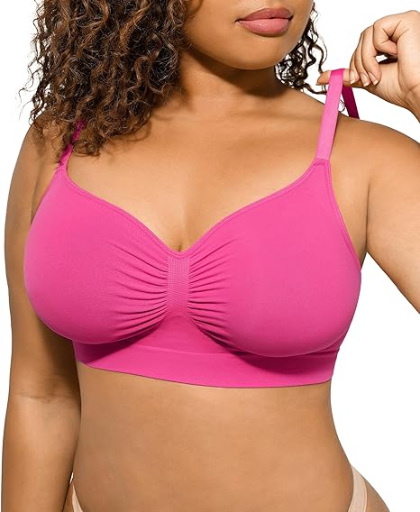 🏆Flash Sale💥Women's Full Coverage Non-Padded Wireless Sculpt Bra
