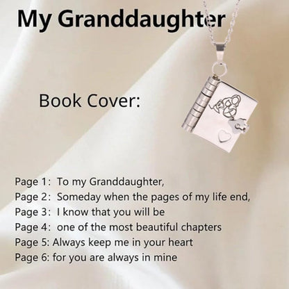 🔥Buy 1 Get 1 Free🔥For Granddaughter - The Most Beautiful Chapter Book Necklace
