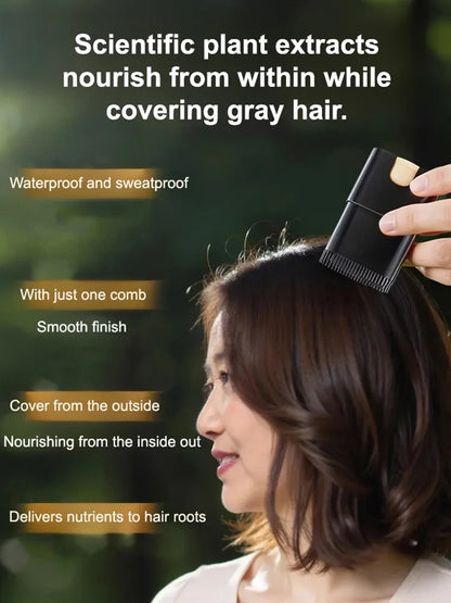 😍FDA-approved, Waterproof and Sweat-proof Hair Coloring Brush with 99.6% Color Deposit Without Staining the Scalp