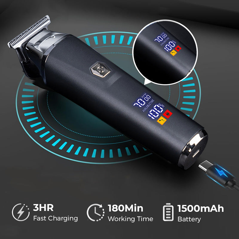 🔥Limited-Time Sale-50% OFF | Household Digital Display Professional Electric Hair Clipper Set
