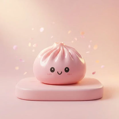 Cute Glitter Dumpling Squishy