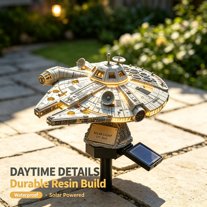🌟60th Anniversary Enterprise NCC-1701 Solar Garden Light