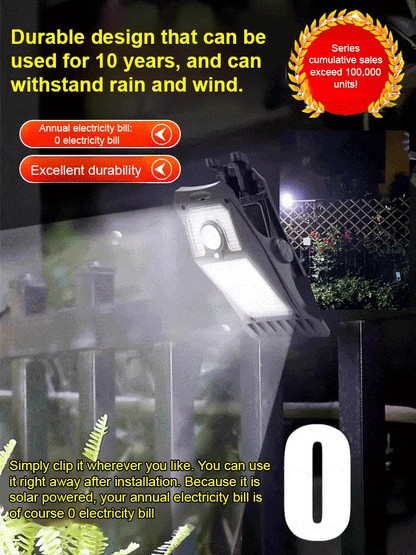 🔥Limited Time Offer!🔦Smart sensor solar clip light