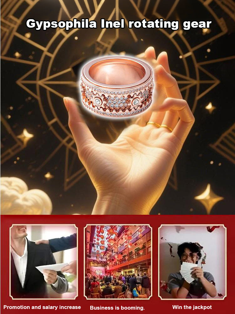 【Fifth Avenue Diamond District】Rotating shimmering diamond ring💎