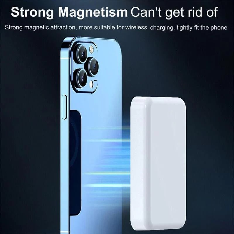 🔋🔋🔋 Magnetic Wireless Power Bank for iPhone – 5000mAh
