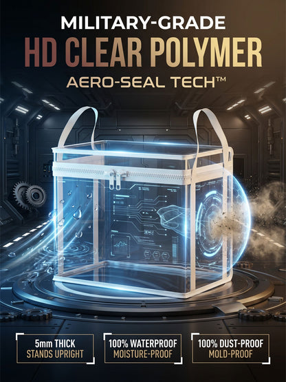 🏆 Award-Winning 29L Clear Storage Bag: Military-Grade Protection • 100% Dust-Proof • Save 50% Space • 30-Day Money Back Guarantee • Get 2 Free Today! 🚚