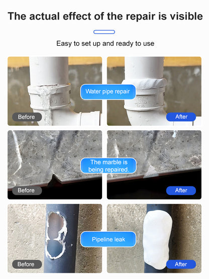 [Pipe Freezing and Crack Buster] Leak-proof/🍄Solidifying Iron Adhesive💙It has been adopted by over 200,000 homes and hundreds of small businesses, with a satisfaction rate of 99.8%.