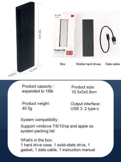 📁 Unlock Ultra-Fast 16TB Storage: Secure, Reliable, and Fits in Your Pocket