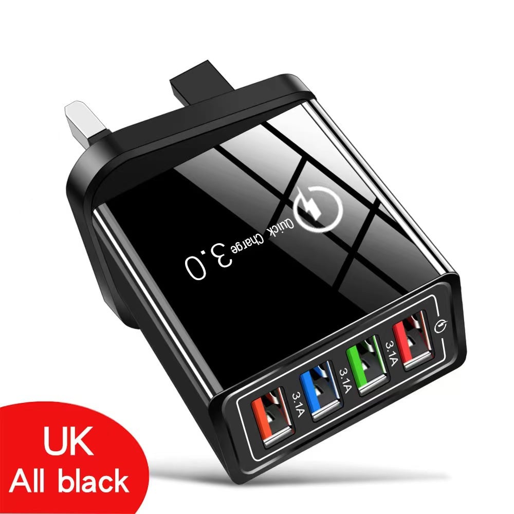 🔌The Charger Big Tech Hates | 4-Port Quick Charge 3.0 + AI Performance Boost