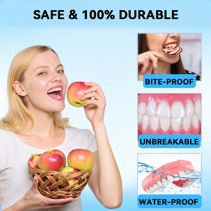🦷 طقم أسنان سيليكوني قابل لإعادة التبطين (⏰خصم ٧٠٪ لفترة محدودة - آخر ٣٠ دقيقة ⏰) 