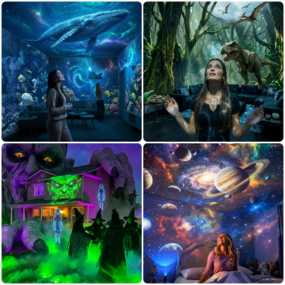 5D Galaxy Ocean Projector for Bedroom