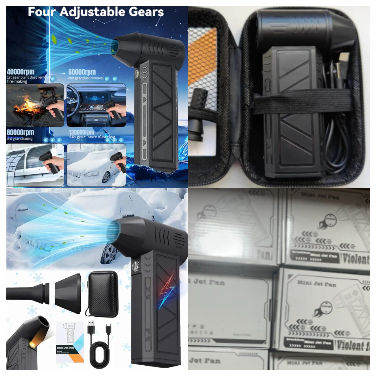 ❄️ Meet The Winter Pro — The LED Turbo Blower That Clears Snow in Seconds.