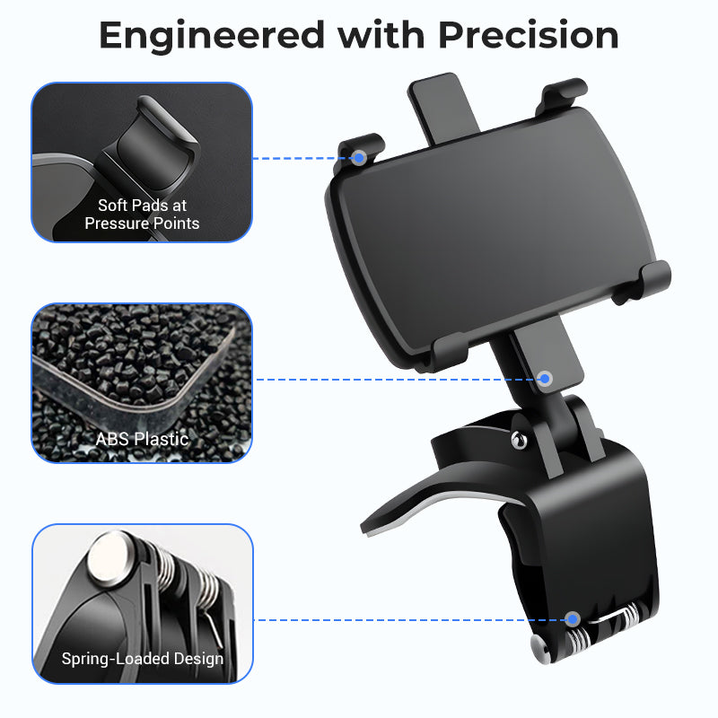 ⏰Limited Deal – 50% OFF! 360° Rotating Dashboard Phone Holder