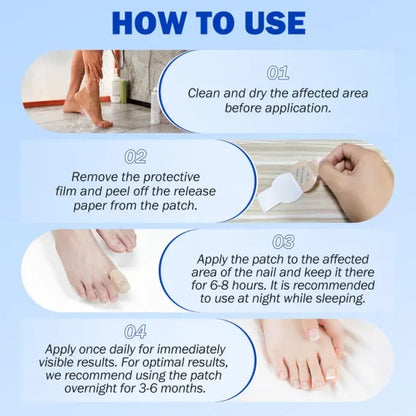 Nail care patches, onychomycosis care patches/21 pieces/box