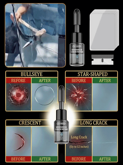 ✅Just one drop repairs 99% of cracks, penetrates in only 3 seconds and is fixed by UV light - like new!