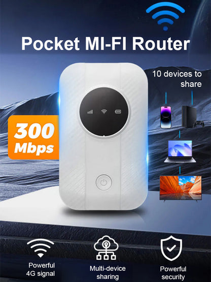 【Available worldwide】5G wireless portable WiFi, unlimited data for life✅2025 sales No. 1, Lifetime free internet access!