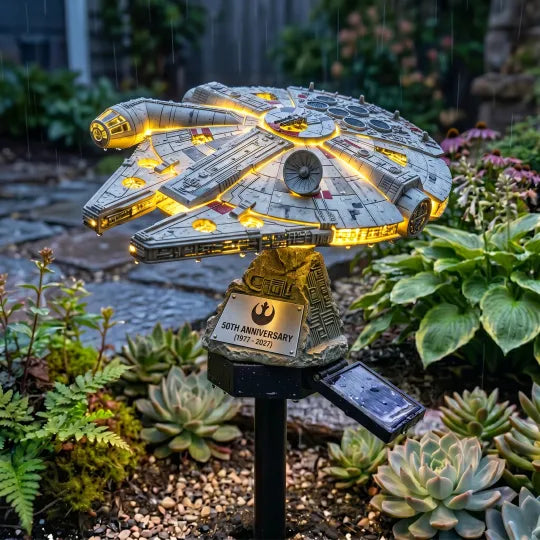 🌌 TODAY ONLY—🔥 Now Only 48% of the Original Price| Sci-Fi Starship Solar Garden Light