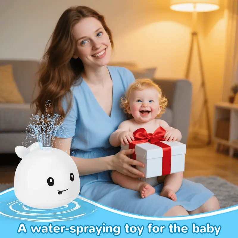 🔥Limited offer - 50% Off🚗Water-Activated Glowing Whale Sprayer Toy