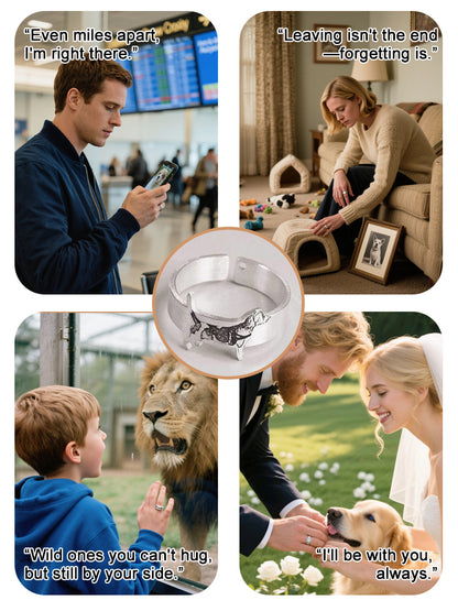 【Photo Customization】Pet Memorial Ring. Turn limited companionship into eternal remembrance. 🐾💍