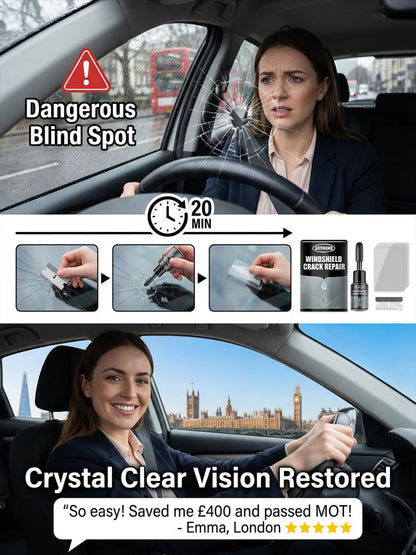 ✅Just one drop repairs 99% of cracks, penetrates in only 3 seconds and is fixed by UV light - like new!