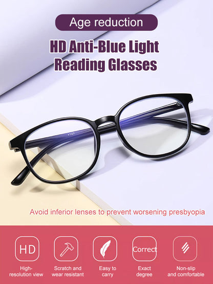 Blue Light Blocking Auto-zoom Reading Glasses