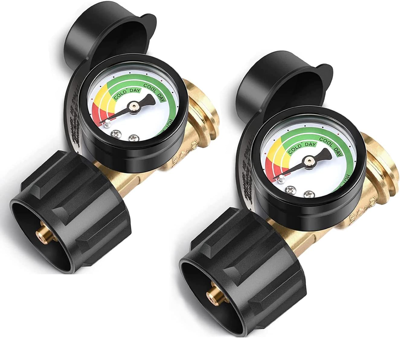 All-in-One Propane Tank Gauge | QCC1 Universal Fit for Grills, RVs & Outdoor Heaters🛻