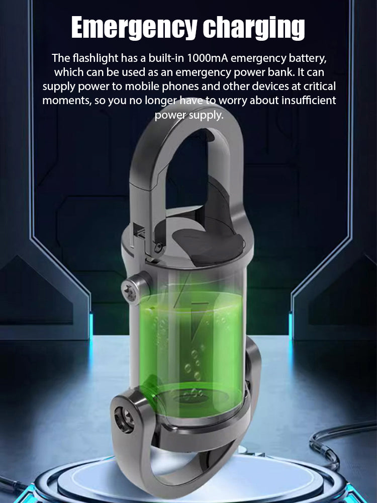 🔥Portable Rechargeable Bright Keychain Flashlight
