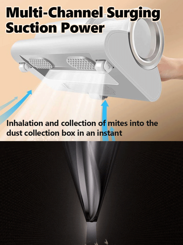 【Government subsidies, free trial】Kill 100% Mites & 99.9% Bacteria💯! Cordless household UV dust mite and sterilizing vacuum cleaner