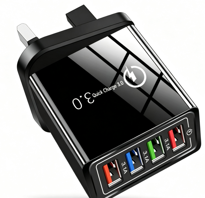 🔌The Charger Big Tech Hates | 4-Port Quick Charge 3.0 + AI Performance Boost