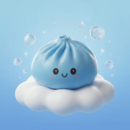 Cute Glitter Dumpling Squishy