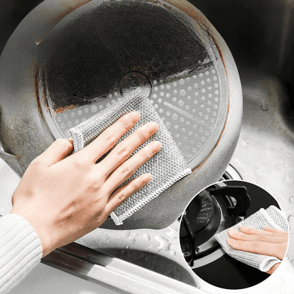 🎁 Buy More, Save More ✨ A magical dishcloth that won't scratch your kitchen | Over 5000 satisfied families recommend it
