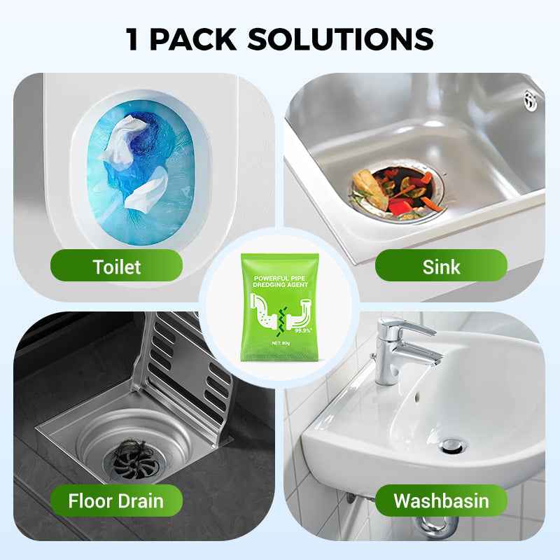 70% Off - 💯5-Second Dissolving Deodorizer - 💦Pipe-Clearing Foaming Powder -