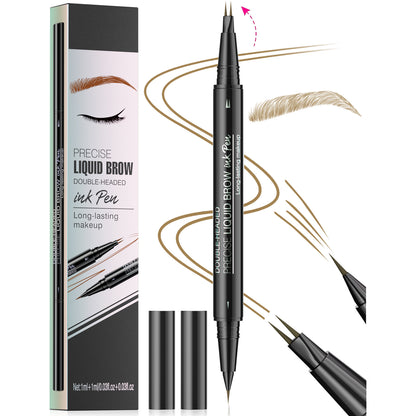 🔥Discount (Today Only)🔥 Achieve Perfect Brows Instantly✨2-in-1 Dual-Ended Eyebrow Pen