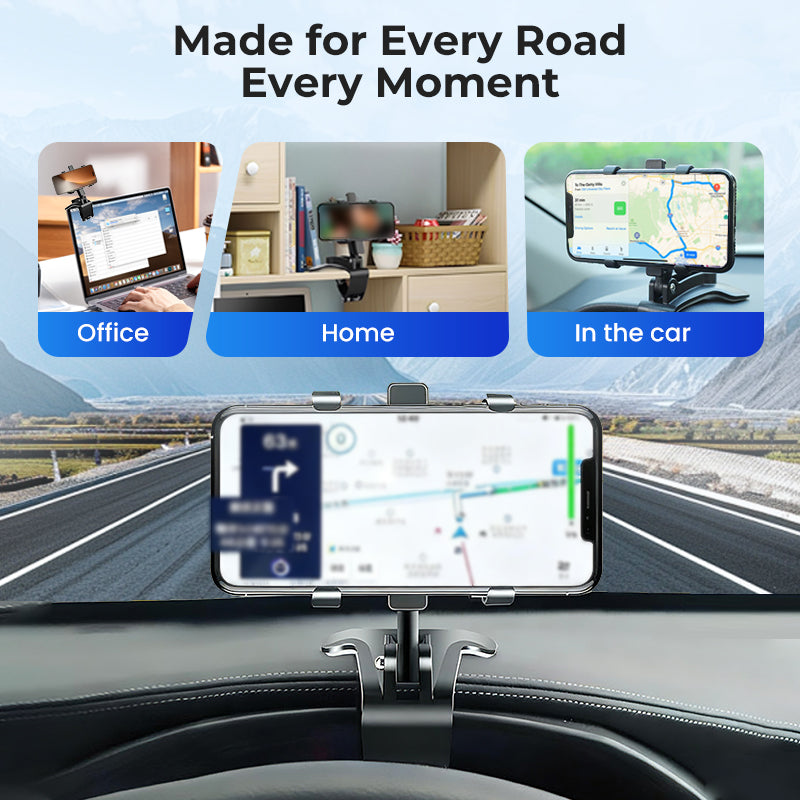 ⏰Limited Deal – 50% OFF! 360° Rotating Dashboard Phone Holder