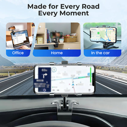 ⏰Limited Deal – 50% OFF! 360° Rotating Dashboard Phone Holder