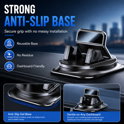 🔥Car Phone Holder 360 Degree Rotation