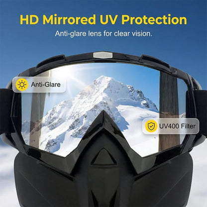 🔥LIMITED-TIME 49% OFF - Detachable Full Face Goggle Mask