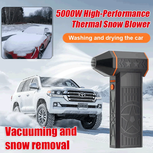 【Snow removal in 3 seconds, without damaging your car🚗】Turbine fan for snow removal during thermal storms🔥Snow and dust removal, water discharge, fire starting, inflation