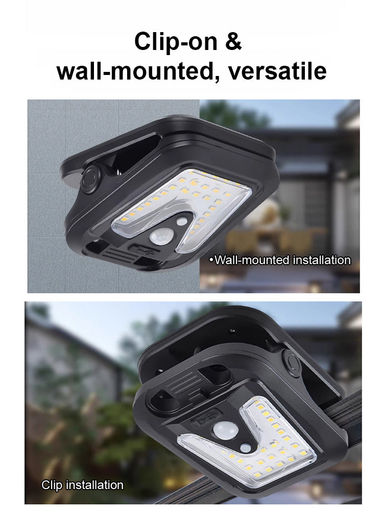 🔥Limited Time Offer!🔦Smart sensor solar clip light