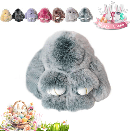 🐰Easter Cute Bunny Plush Keychain - Iron Box Gift🎁Easter Sweet Surprise