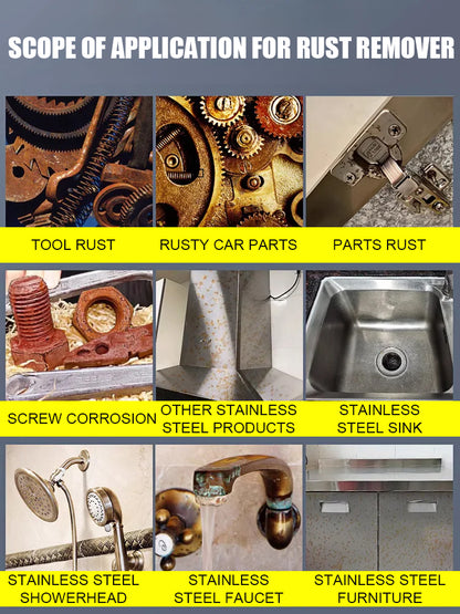 🔥【3-Second Quick Rust Removal】🍃Powerful Rust Remover