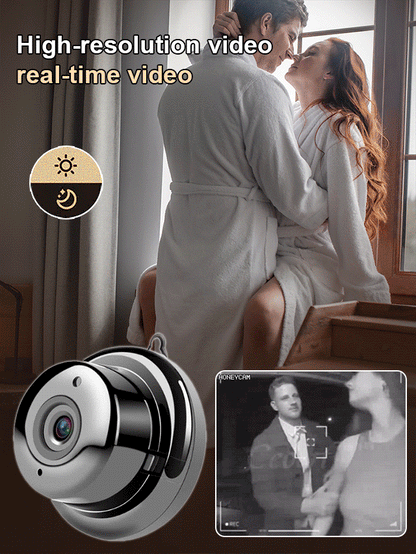 🔥【No wiring, no network】🌟super discreet camera & 💯Tiny and installs in 1 second