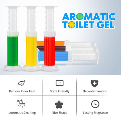 🔥Hot Sale🚽108 Flowers Toilet Cleaner Gel Stamp-9 Fragrances
